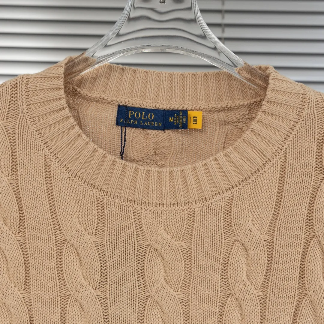 P280 top version (different currencies). You can scan the code to enter the official website. Style: Ralph Lauren POLO Ralph Lauren small label embroidered knitted old money style long-sleeved sweater. Color: Picture color. Size: S-XL. Fabric: pure cotton. Accessories: full set of customized accessories. No gender distinction. Same style for men and women.